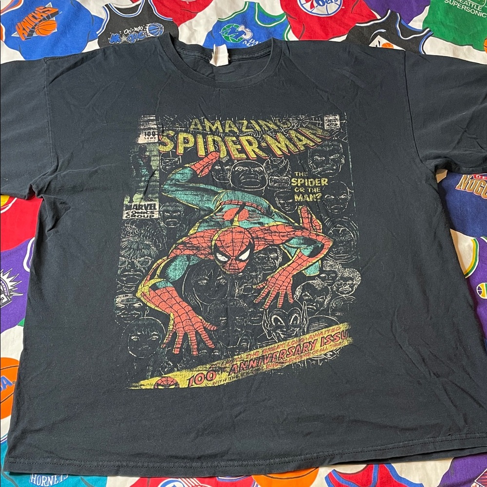Vintage Spiderman Comic Book Cover Shirt